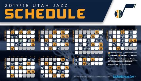 2022 utah jazz schedule.